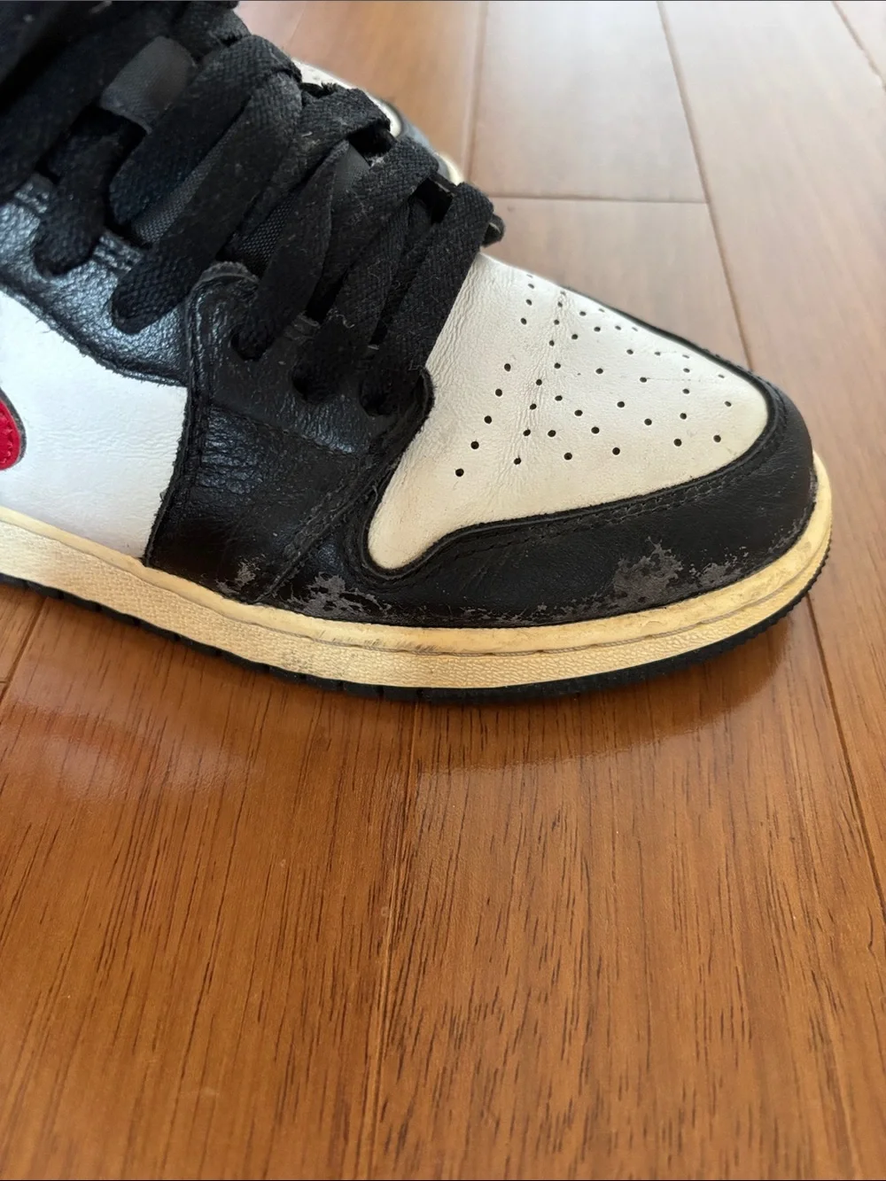 Nike Air Jordan 1 Retro High OG Black/Gym Red-White-Sail